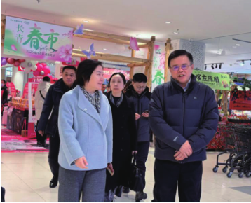  中消协副秘书长亓明和一行莅临铂莱国际长青城调研